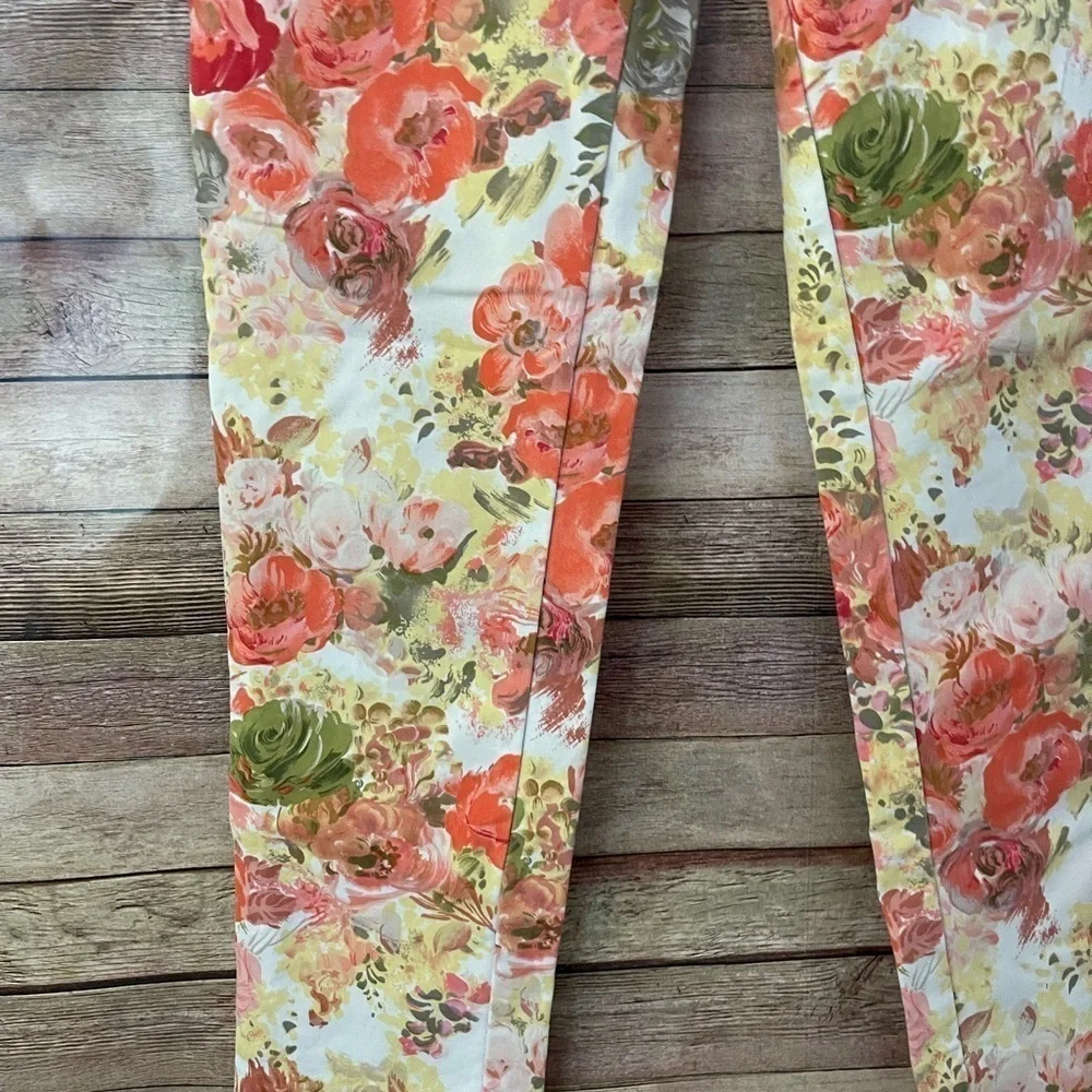 Anthropologie Cartonnier Women’s Floral Crop Pants Size: 2 NWOT - Picture 6 of 10